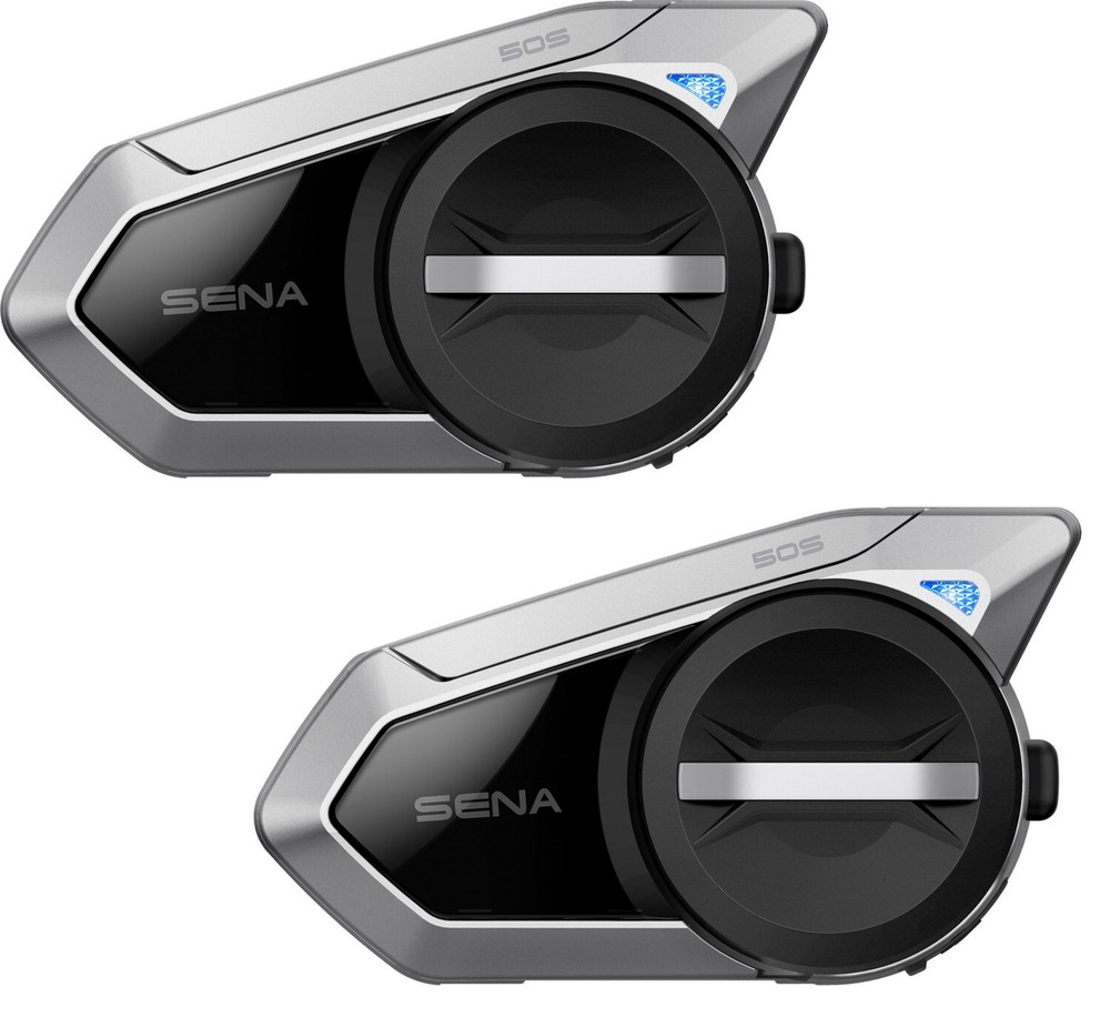 SENA 50S Bluetooth Communication System with Mesh Intercom Dual Pack (50S-10D-)