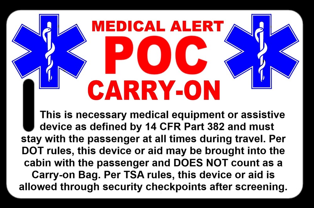 Carry-On POC Bag Tag