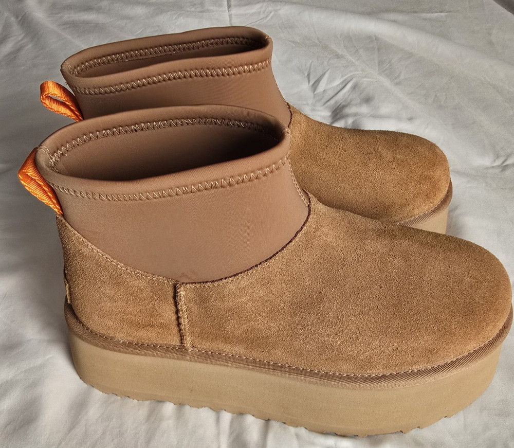 UGG Size 9 Classic Mini Dipper Platform Chestnut NEW Boots