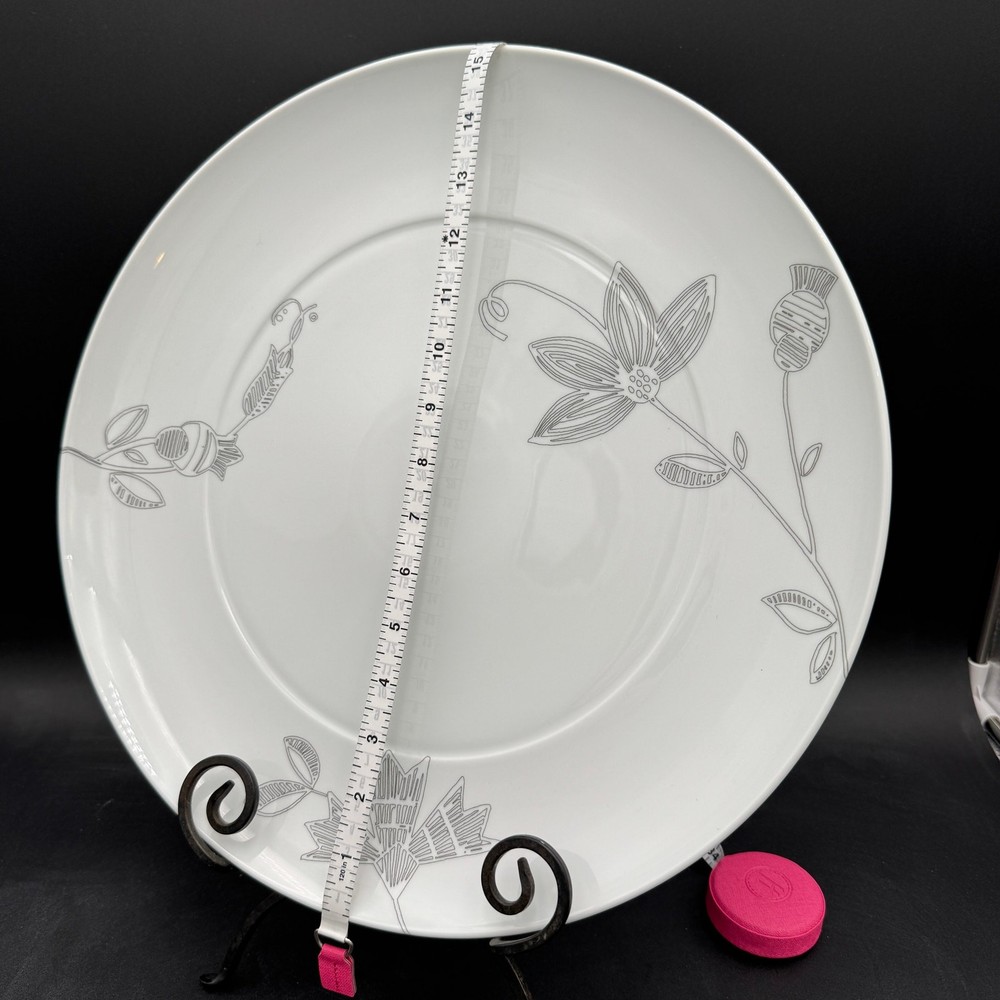 Crate and Barrel Platter Chop Plate Kemi Pattern 15"
