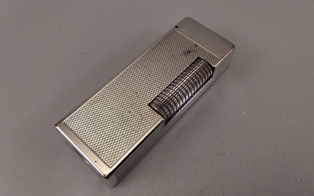 Dunhill Rollagas Early Model Silver Lighter Fully Working