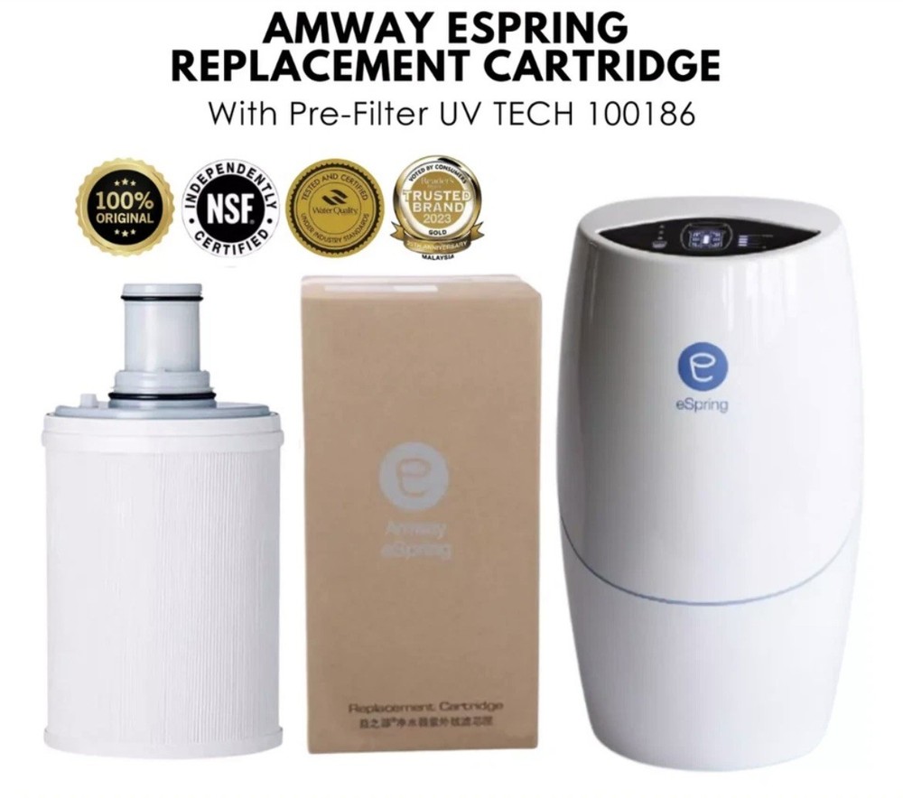 eSpring Replacement Filter Cartridge UV Technology Amway Water Purifier 100186