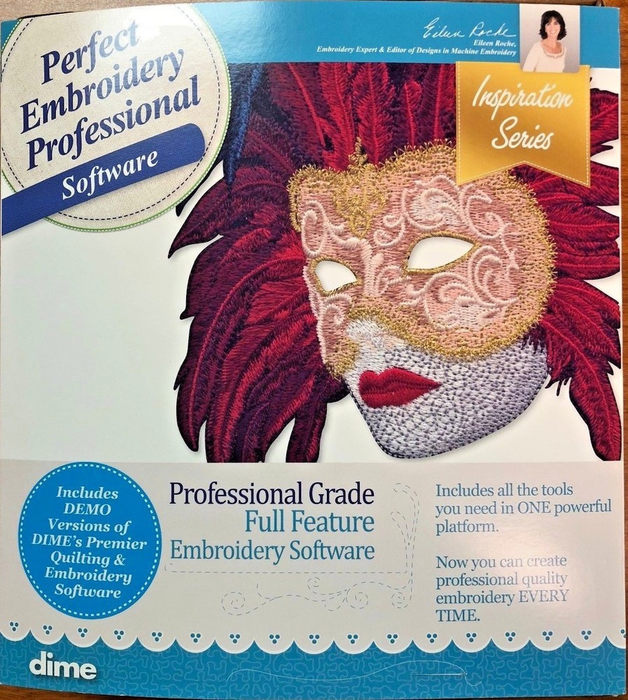 DIME Designs in Machine Embroidery Professional Embroidery Software New