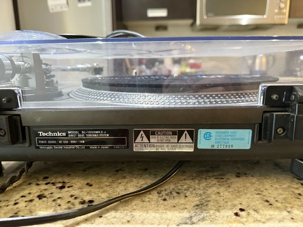 Technics SL-1200MK2-A Turntable - Japan, Working Condition