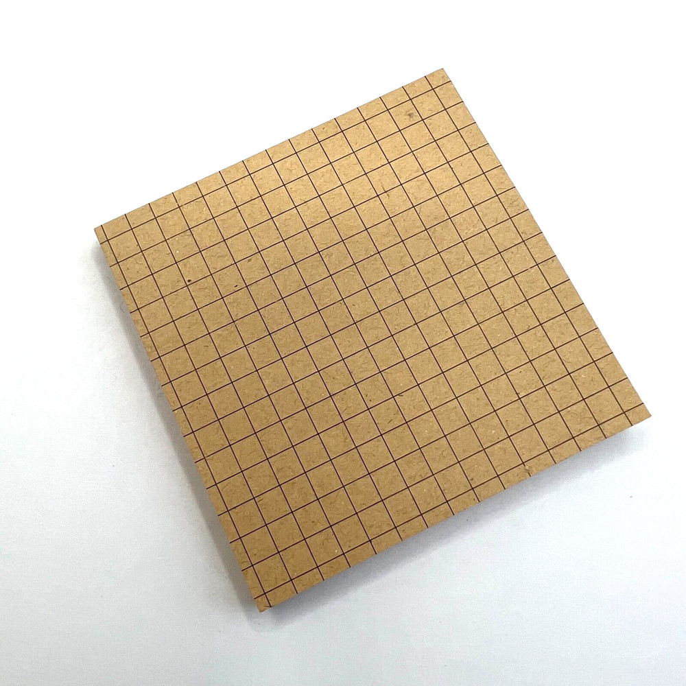 Kraft Grid Sticky Note Pad 80 sheets Planners Calendars