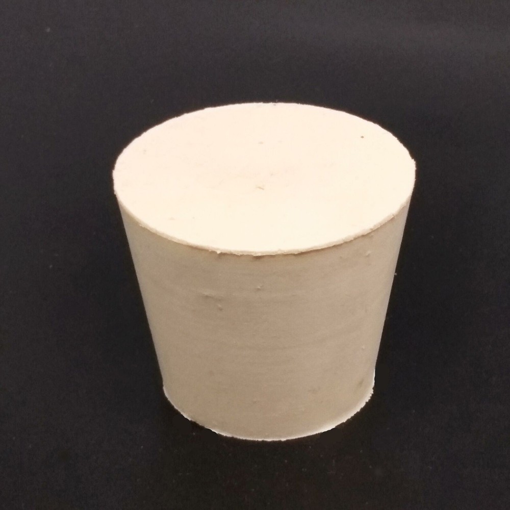 Rubber Stopper Bungs Laboratory Solid Hole Stop Push-In Sealing Plug