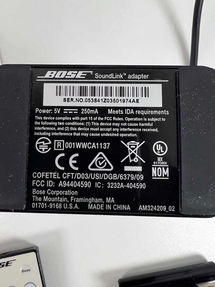 Bose Wave Soundlink Bluetooth Adapter for Bose Wave Music Systems Play Tested