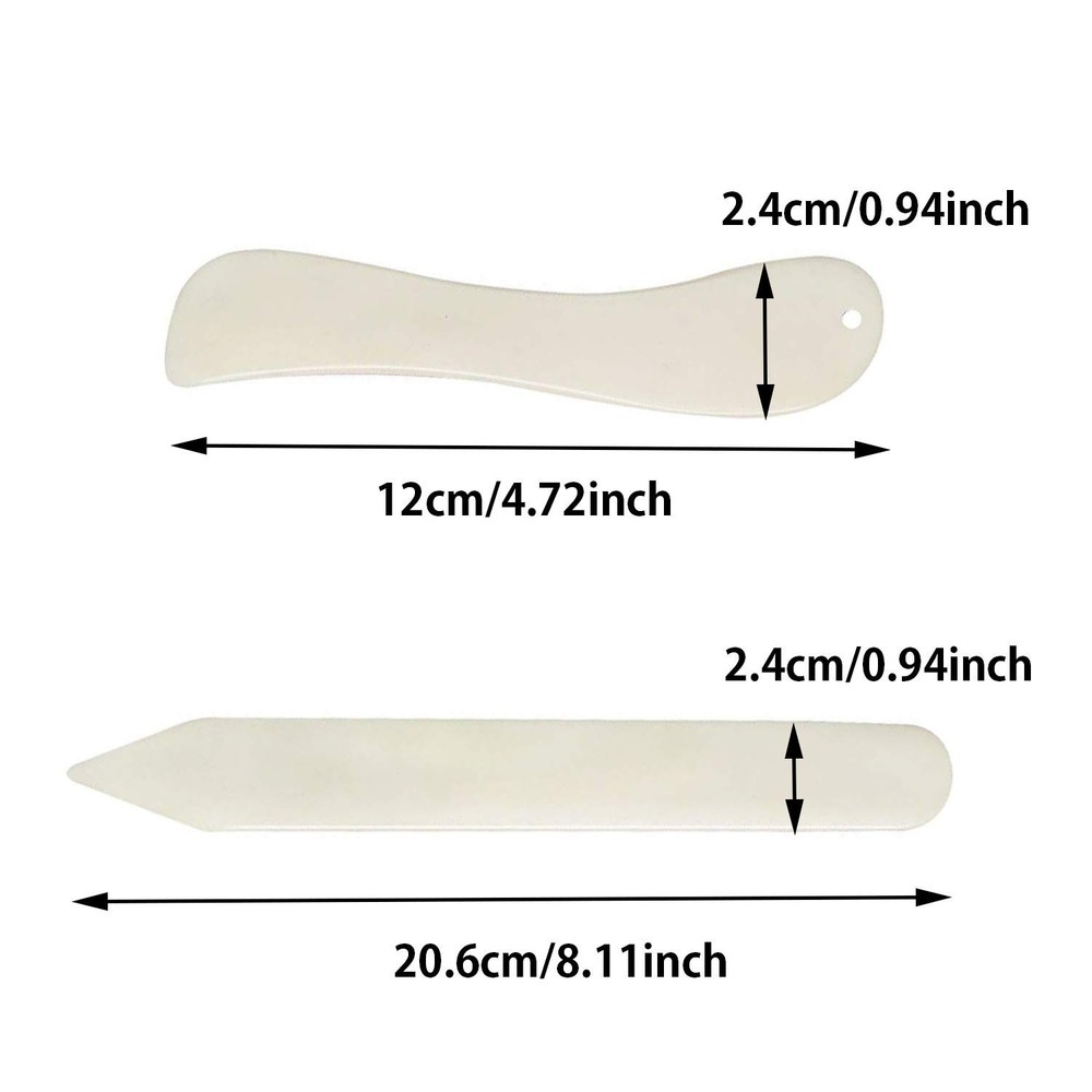 11 Pieces Bookbinding Kit Starter Tools Set Bone Folder Paper Multicolor