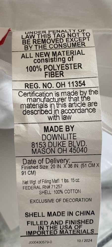 Set 2 Pillows, Hotel Collection Primaloft 450-Thread Count Medium Density King