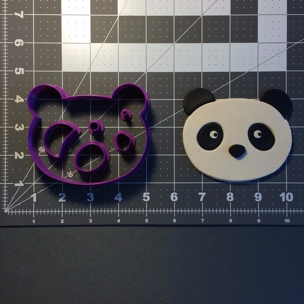 Panda Face 100 Cookie Cutter Set