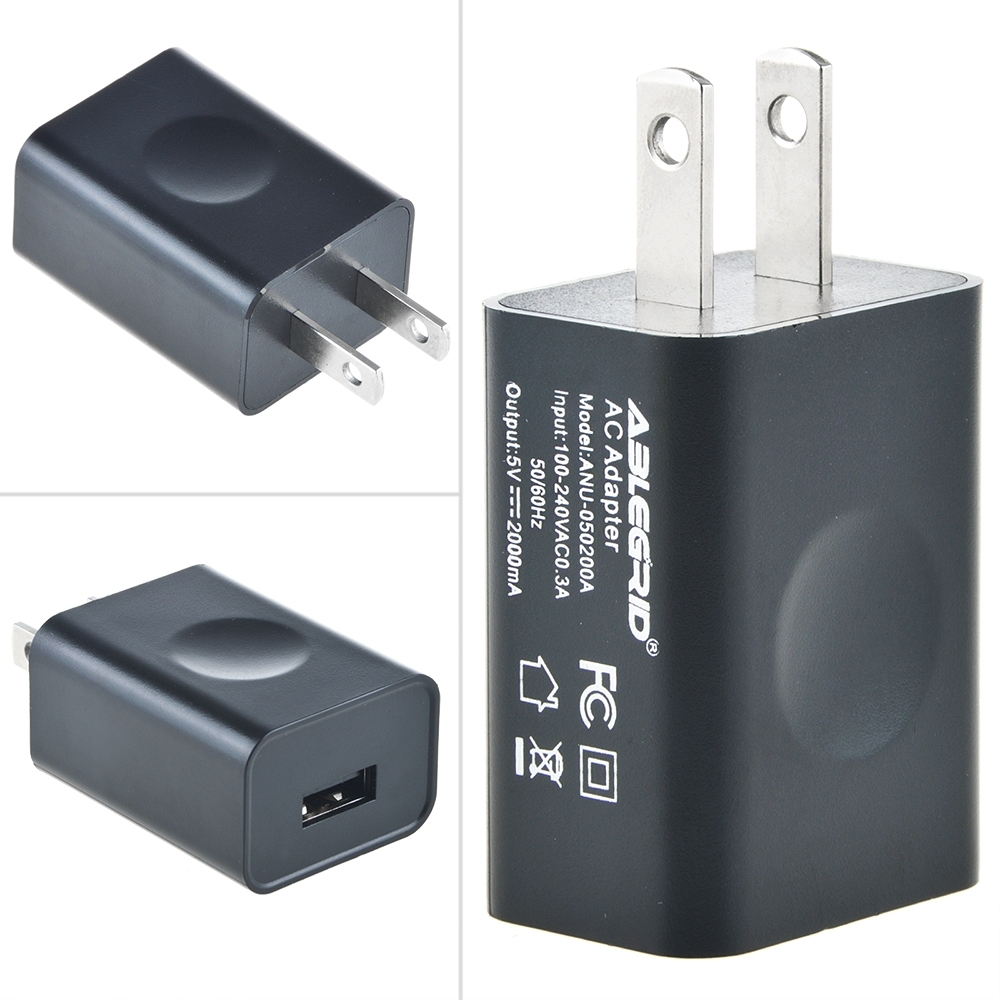 US Plug 5V 2A USB Port Wall Adapter Charger for Android Tablet US Sam Tab 4 3 2