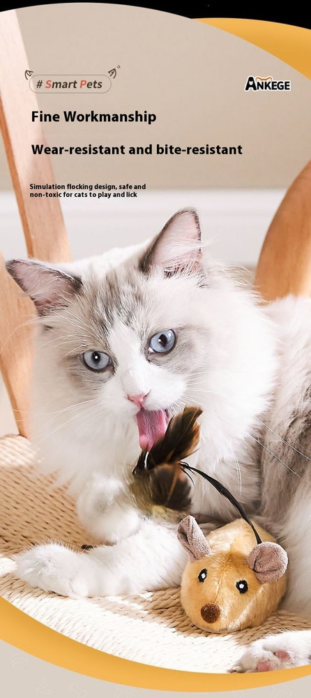 Cat Toy Electric Mouse Simulation Teasing Cat Self-Entertainment Boredom Relief