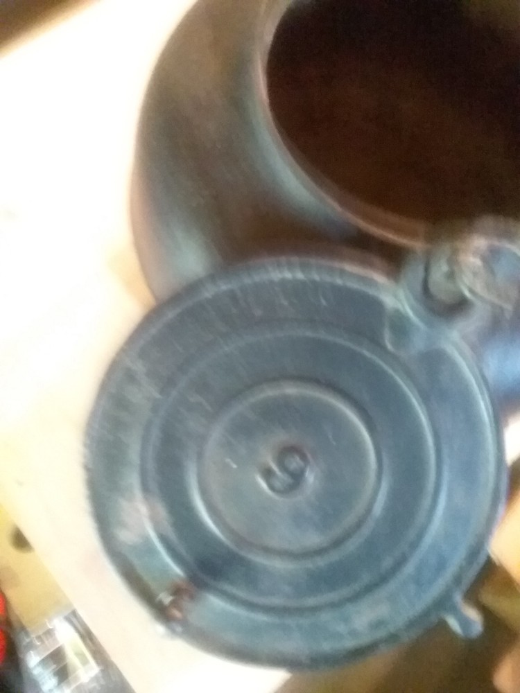 Vintage #6 Cast Iron Tea Pot
