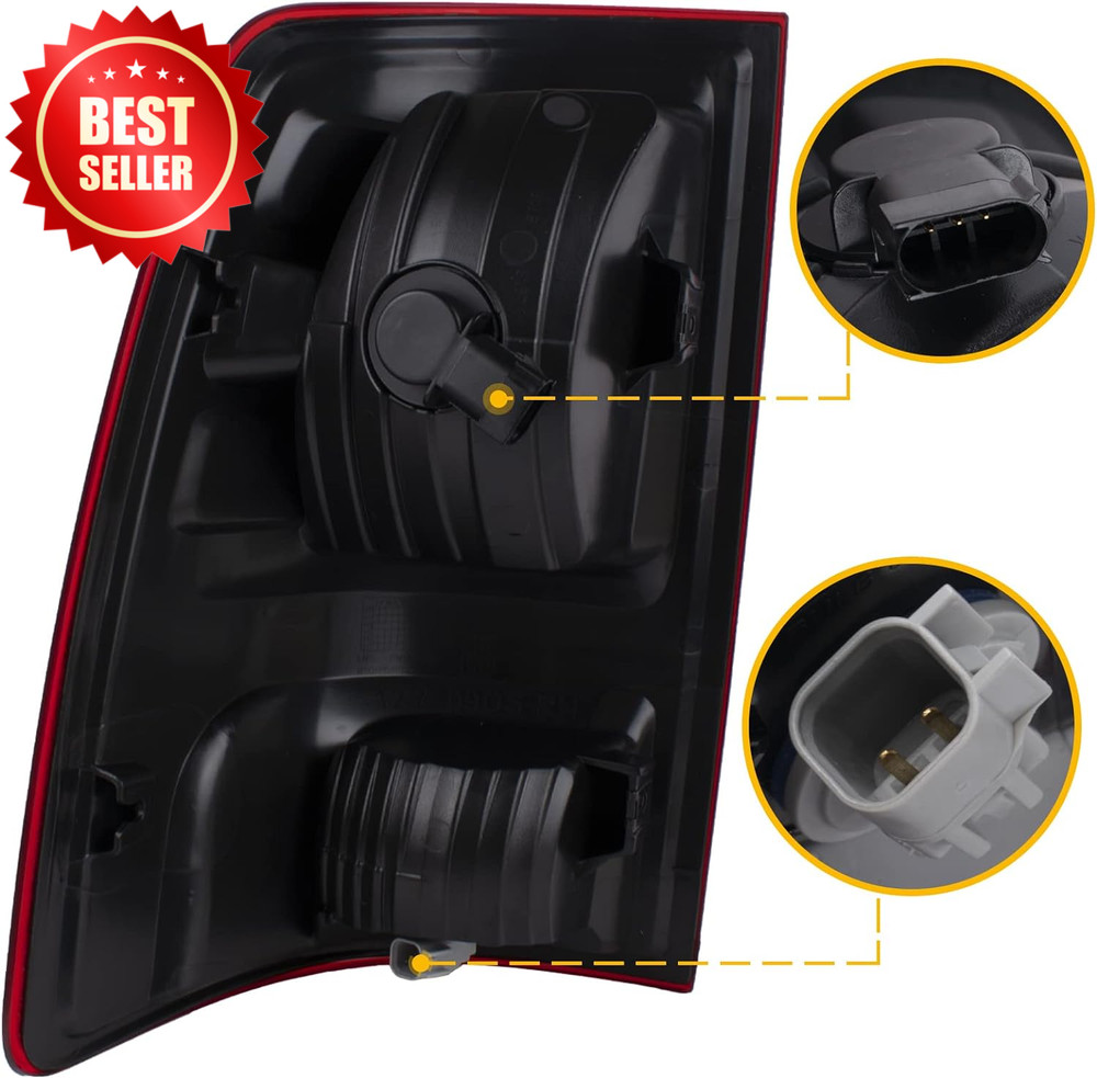 Tail Light Assembly Pair 2009-2018 Ram 1500 2500 3500 Pickup Bulb US
