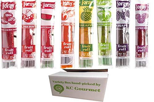 Joray fruit Roll Variety Pack 8 flavors 24-count .75 ounce package