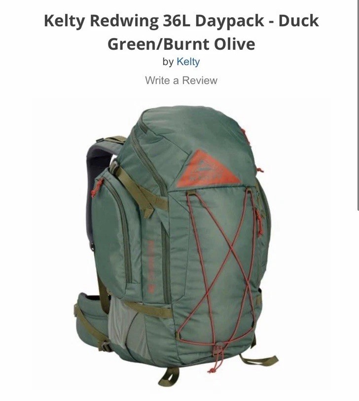 Kelty Redwing 36L Daypack/Green