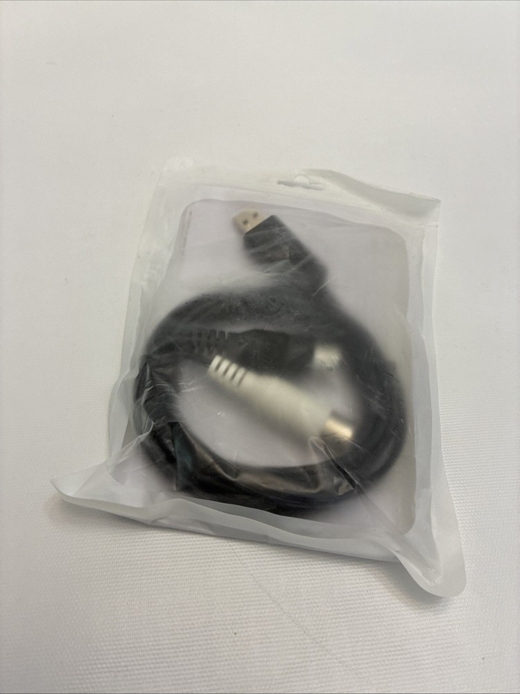 USB MIDI Cable 6.5ft - High-Speed Plug Play Interface for Instruments