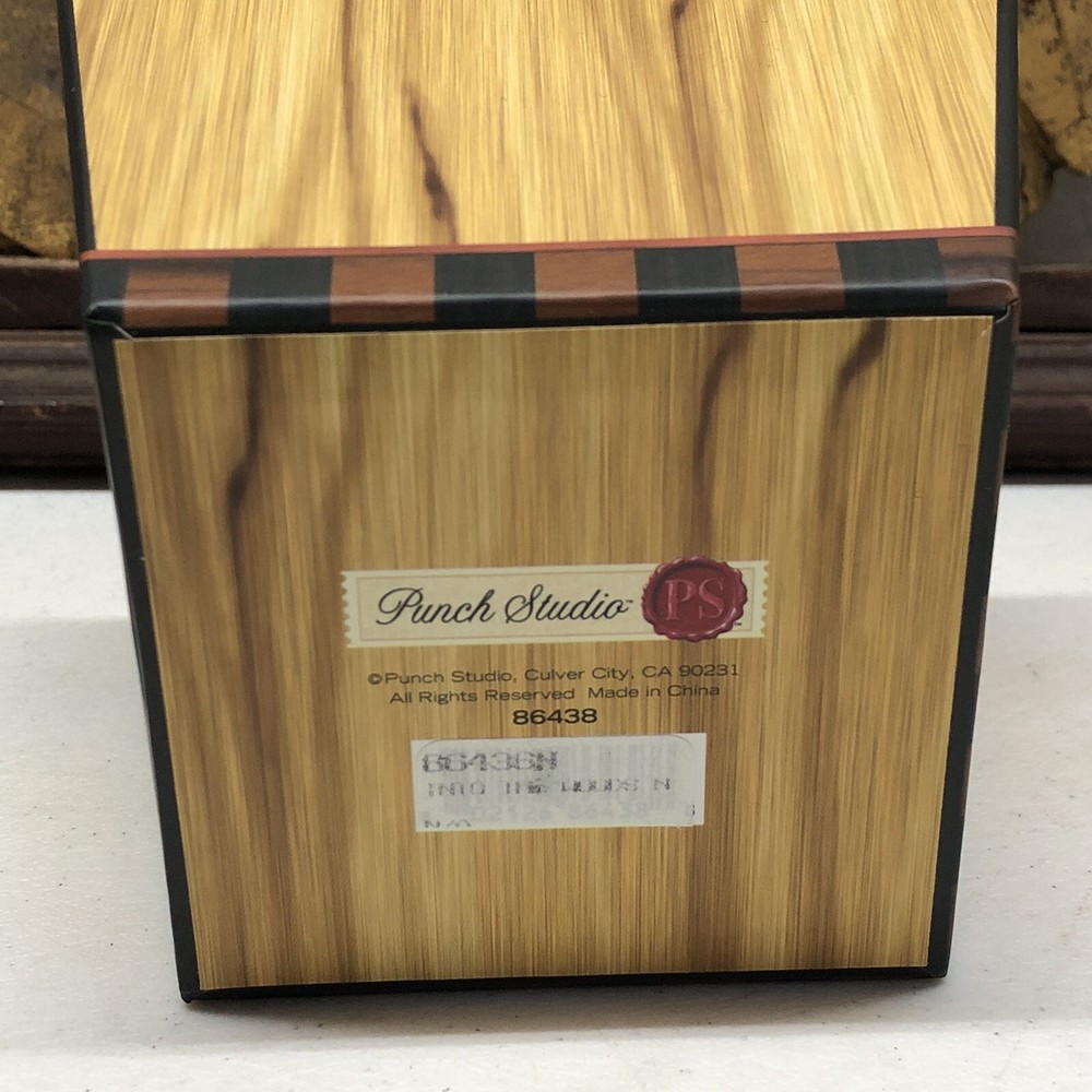 PUNCH STUDIO Into the Woods Pattern Storage / Home Decor Box