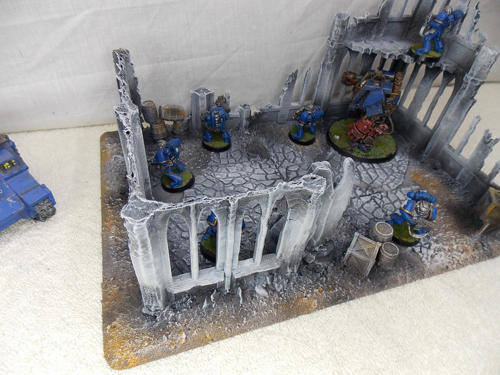 WARGAMING TERRAIN PAINTED BUILDING