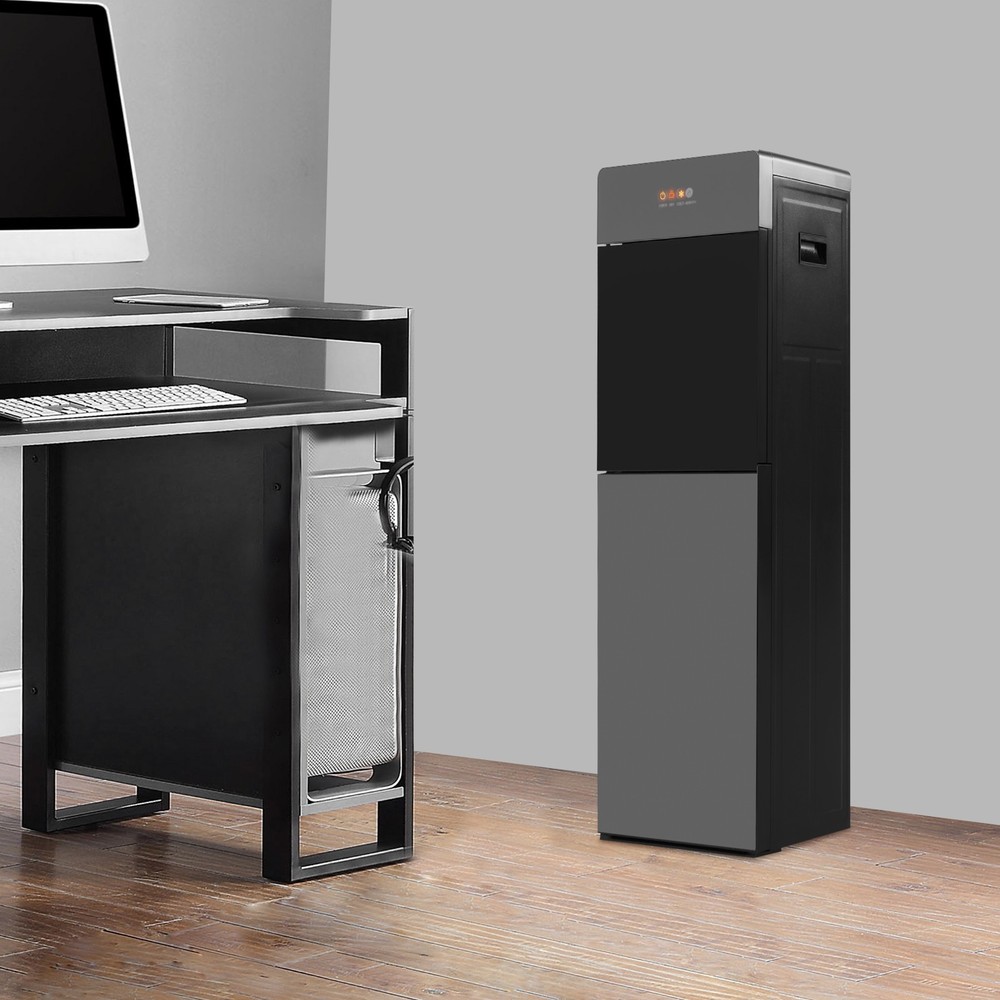 BRAND NEW Silver Gray Bottom Loading Water Dispenser 3-Water Outlet 110V