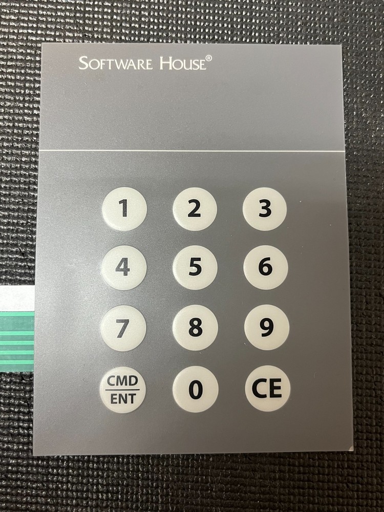 Software House Membrane Keypad 12 Button Access Control Panel