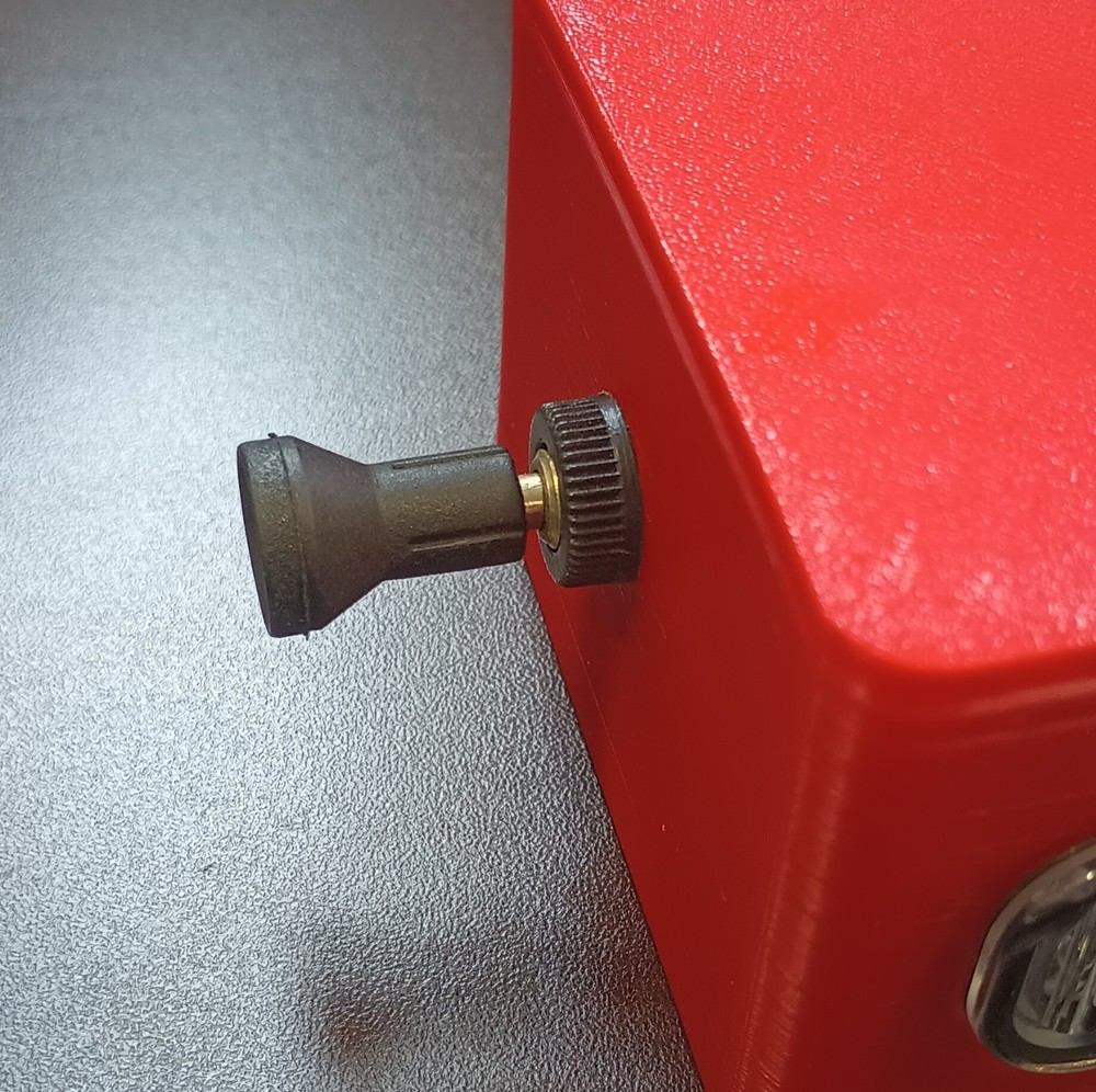 Red LED Strobe Beacon Light Plug-In Power Rectangular Enclosure