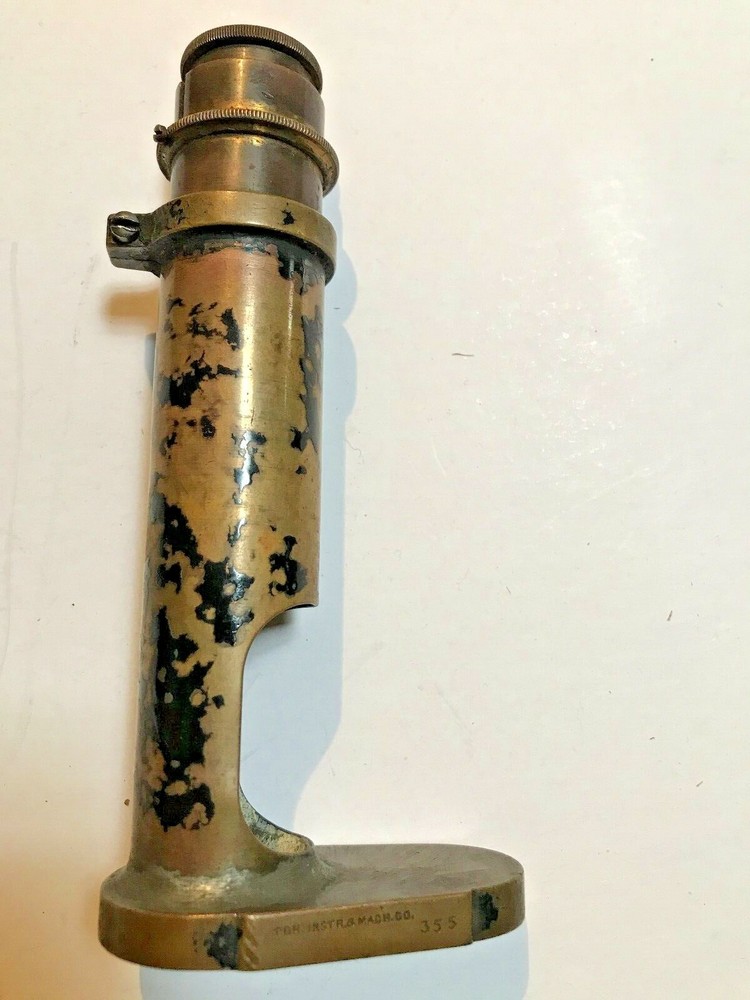 Vintage Brass Field Microscope