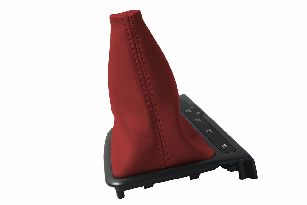 Automatic Shift Boot Cover Leather for Kia Optima 2011-2015 Red
