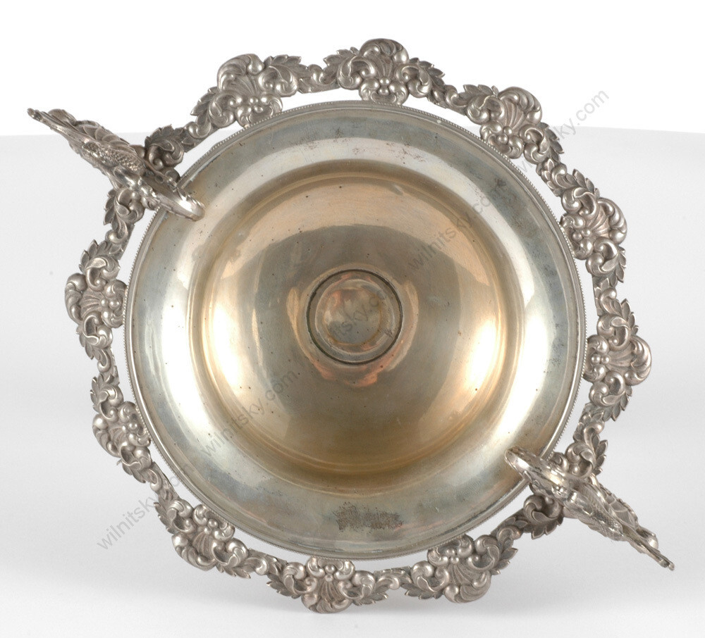 Russian (?) silver vase, 19th century