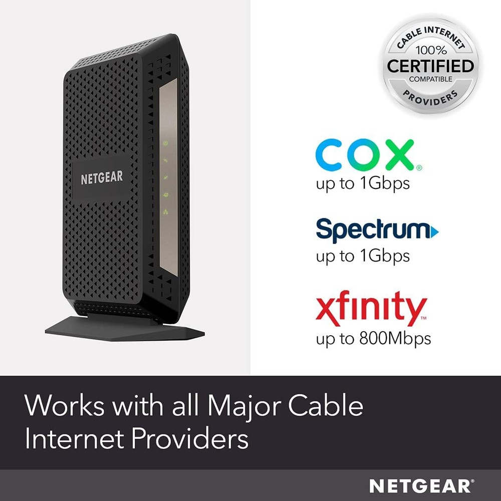 NETGEAR CM1000-100NAR DOCSIS 3.1 Cable Modem - Refurbished