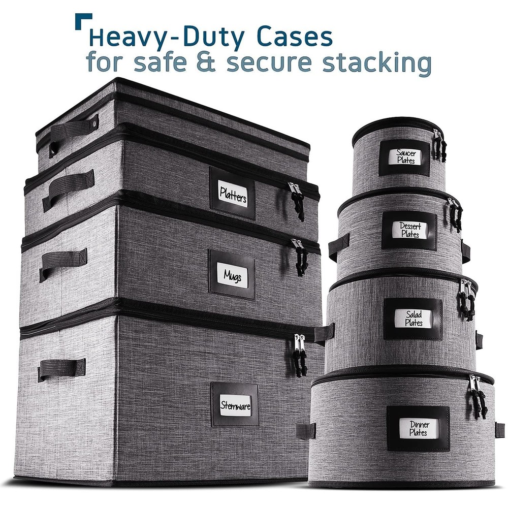 Flatware & Utensil Storage, Durable Silverware Storage Grey