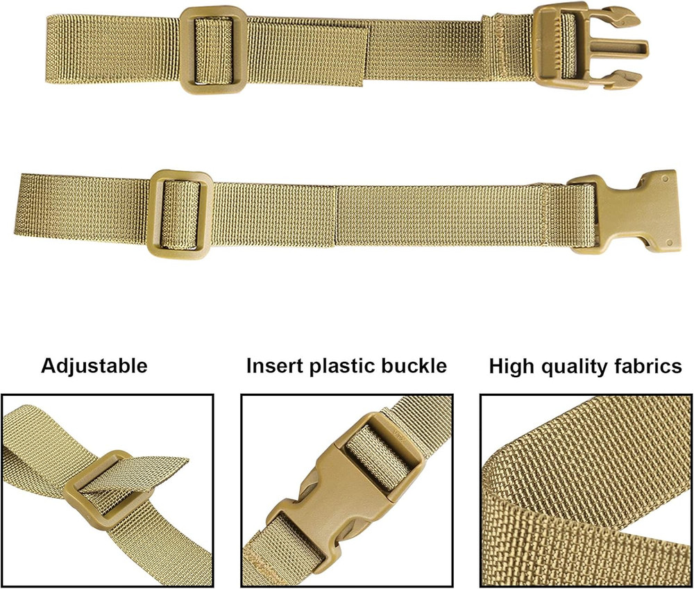 Backpack Chest Strap Adjustable Backpack Sternum Strap Chest Belt with Buckle (P