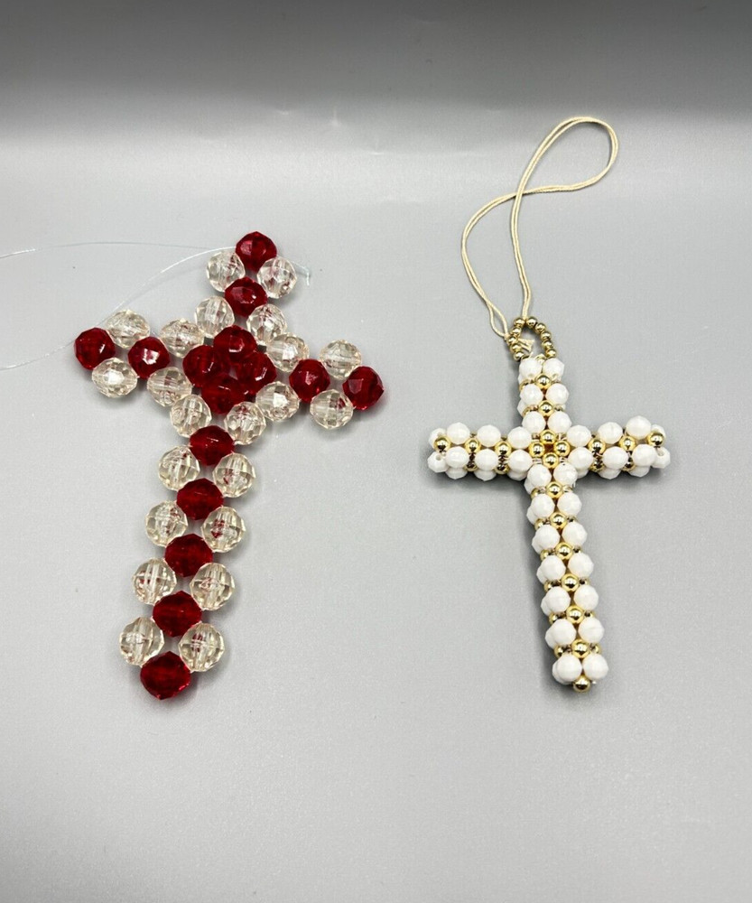 Beaded Cross Hanging Window Decorations