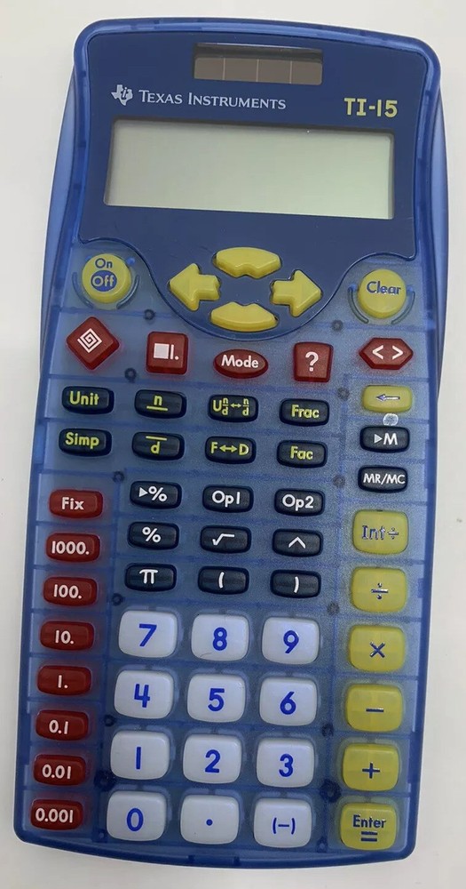 Texas Instruments TI-15 Explorer Elementary Calculator