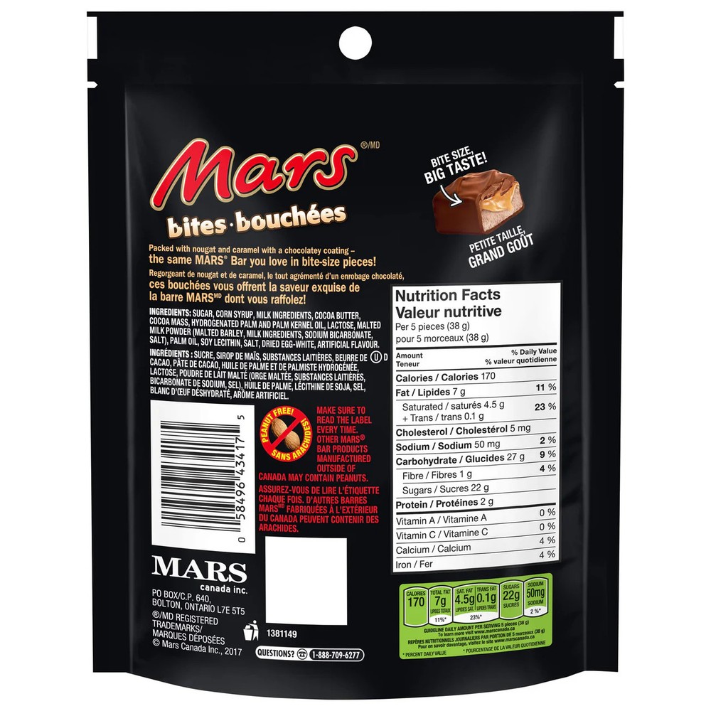 Mars Bars Bite Size, 193g/6.8 oz