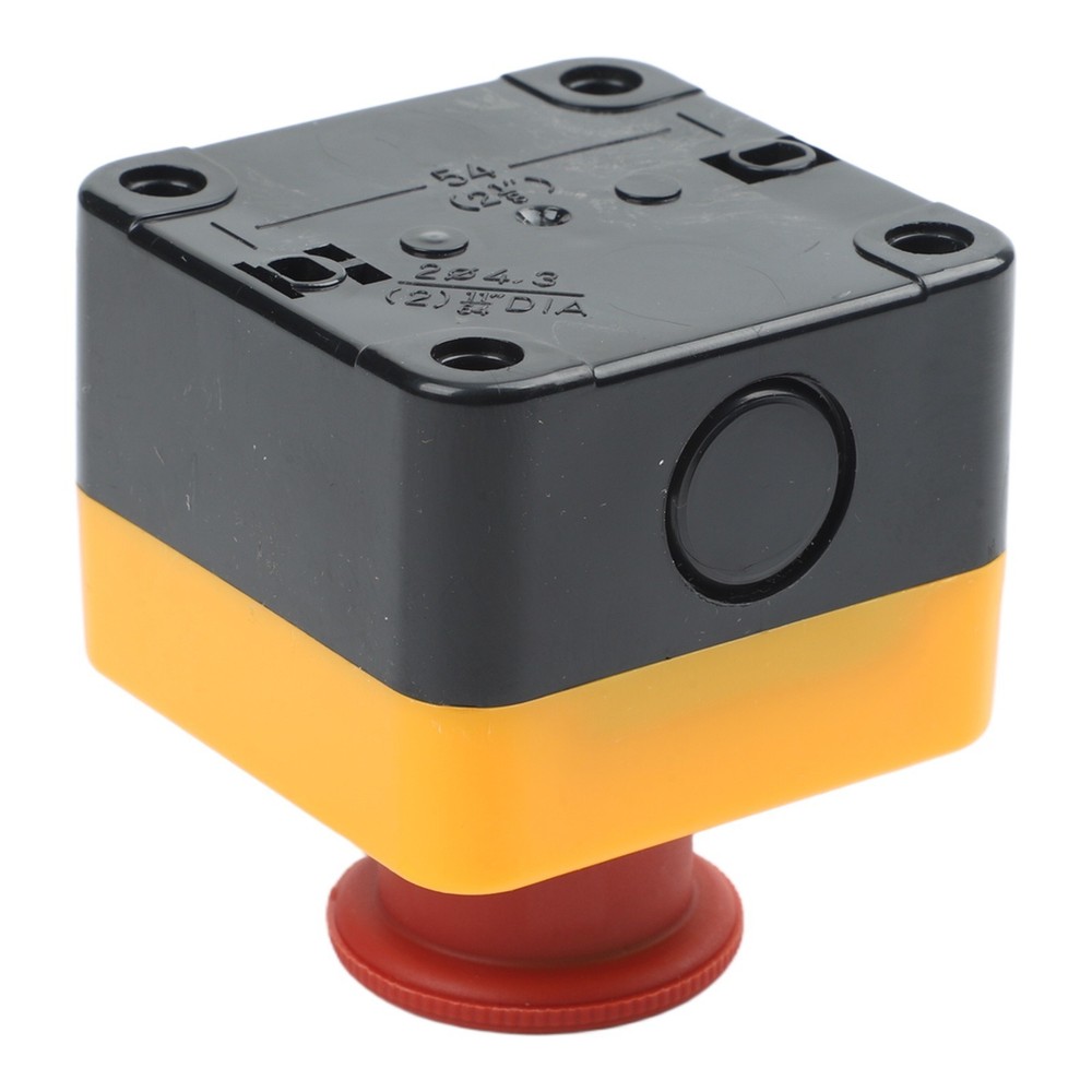 Latching 10A Stop Button Switch 1NC for Automatic Control Circuit Applications