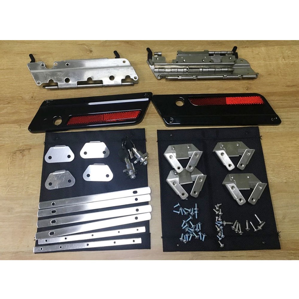 Hard Saddlebag Latches Hinge Hardware Kit Lids For Harley Davidson 1993-2013