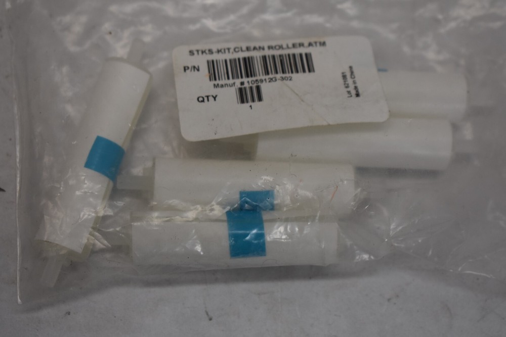 Cleaning Rollers ATM Cassette Clear Adhesive Cleaning Rollers 105912G-302 5 Pack