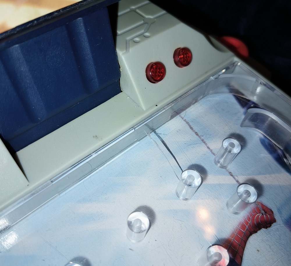 Marvel Spider-Man 2 Lights & Sounds Electronic Tabletop Pinball Game Machine