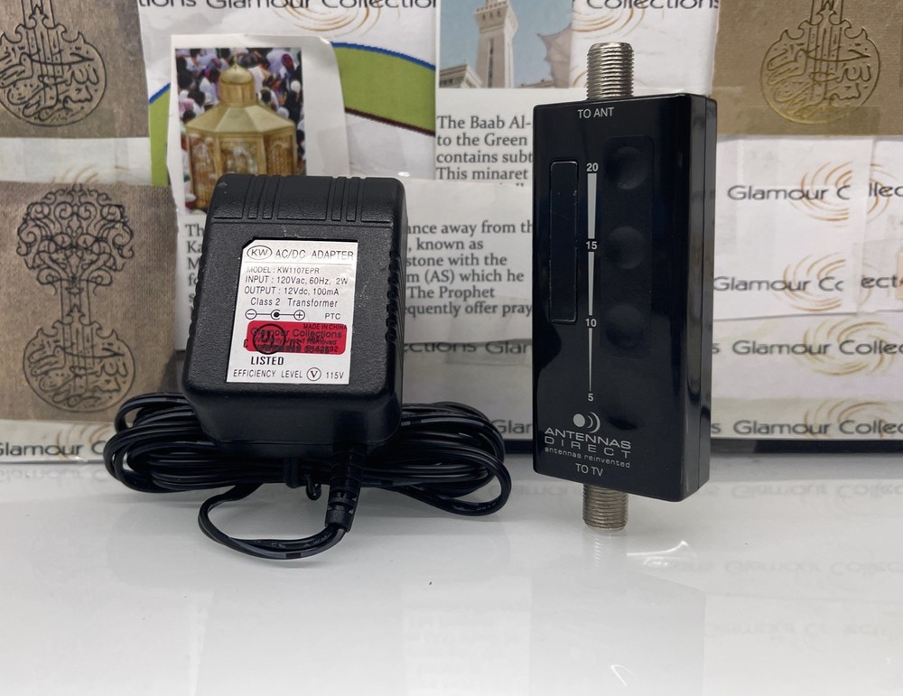 Antennas Direct ClearStream  MODEL VLA-1    Amplifier       &       Adaptor (C3)