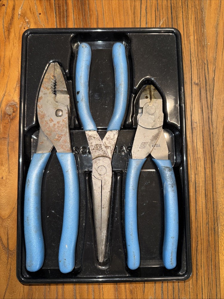 Snap On Blue Pearl Plier Set