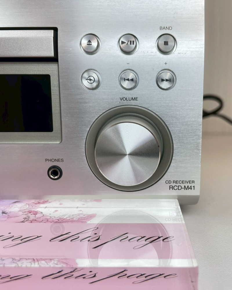 DENON RCD-M41 CD Receiver Integrated Amplifier Tested Working Silver