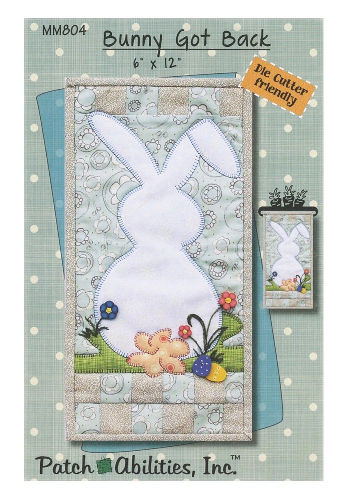 Patch Abilities Monthly Mini Series Bunny Got Back Pattern MM804