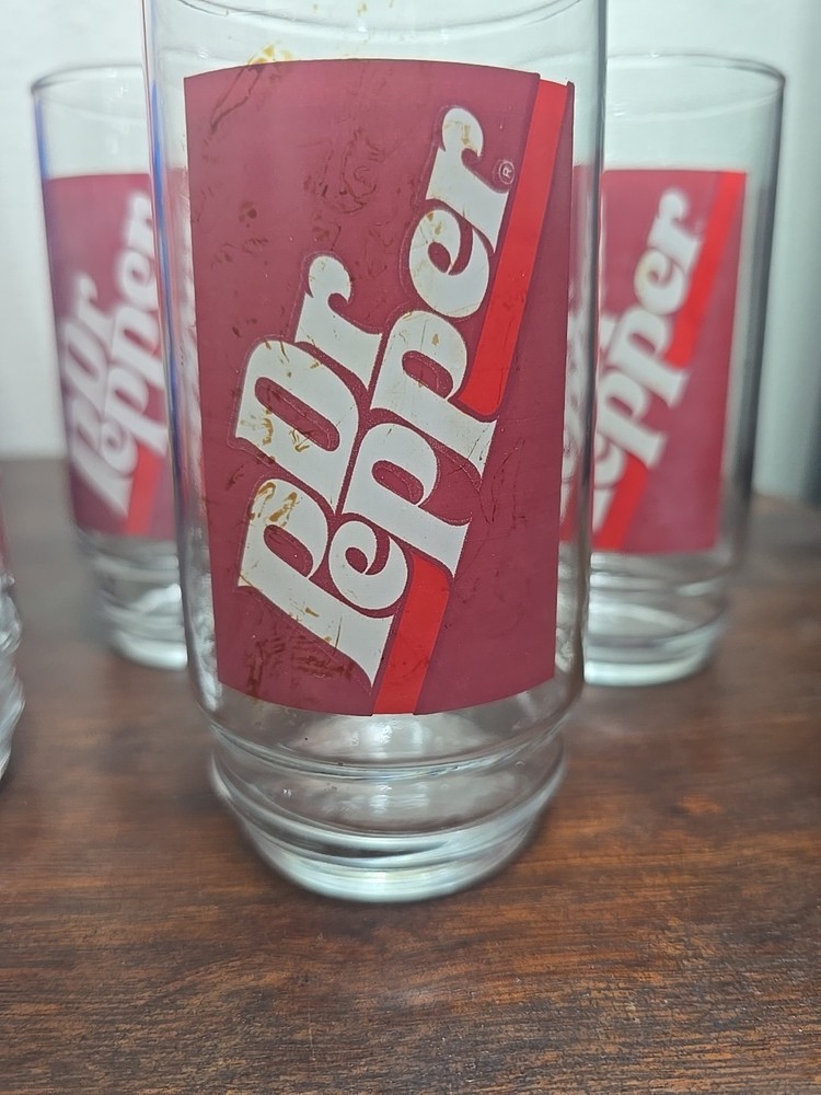 Dr Pepper Drinking Glasses