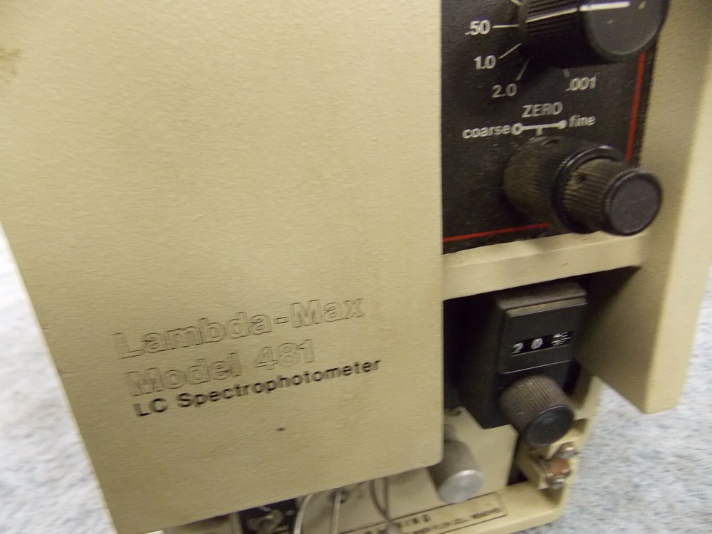Waters Millipore Lambda Max 481 LC Spectrophotometer Variable Wavelength Detect