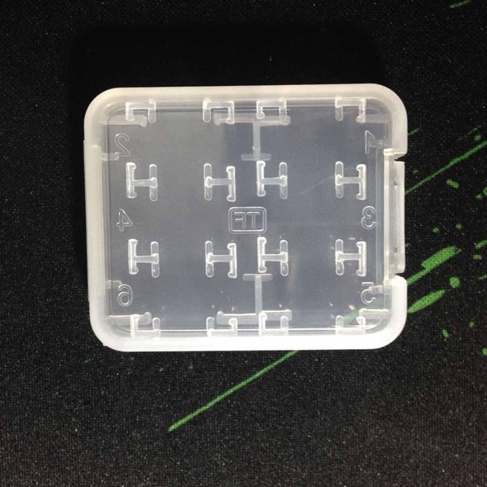 1 PC Protector Holder Micro Box For SD SDHC TF MS Memory Card Storage Case O2S8