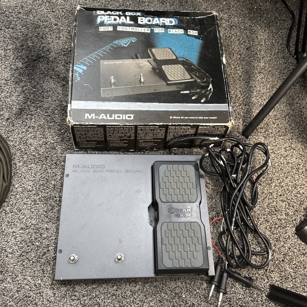 M-Audio Black Box Pedal Board  New