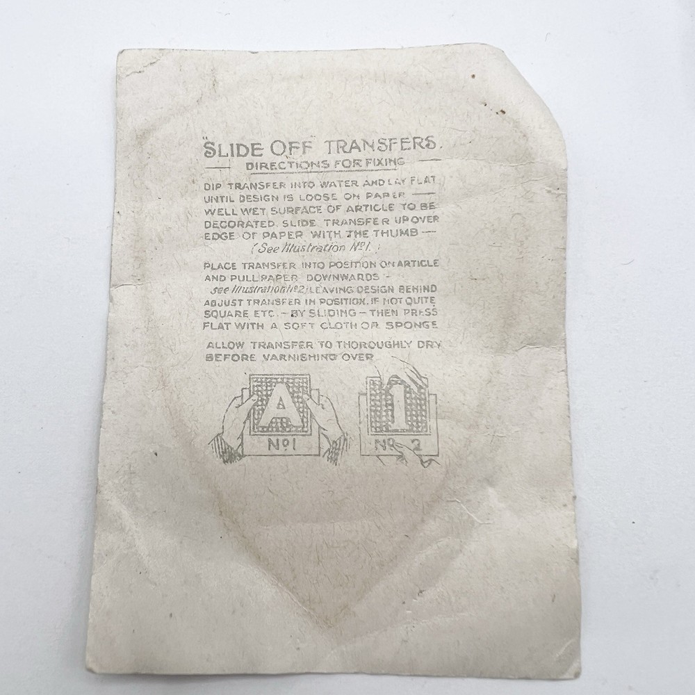Genuine SHAEF Helmet Transfer Decal Badge
