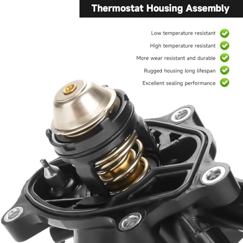 Engine Coolant Thermostat Housing Assembly - Compatible for Mercedes-Benz