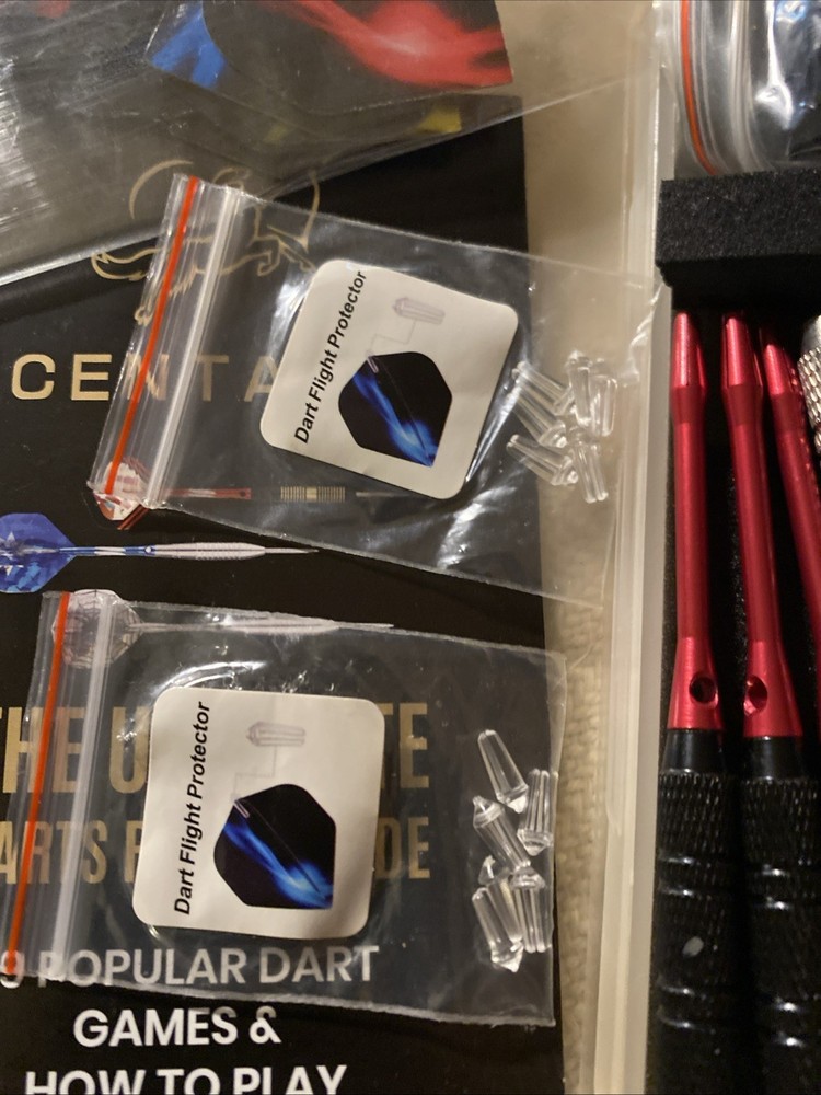 centaur 12 Pack Soft Tip Darts, 18 Gram Plastic Tip Dart Sets with Case